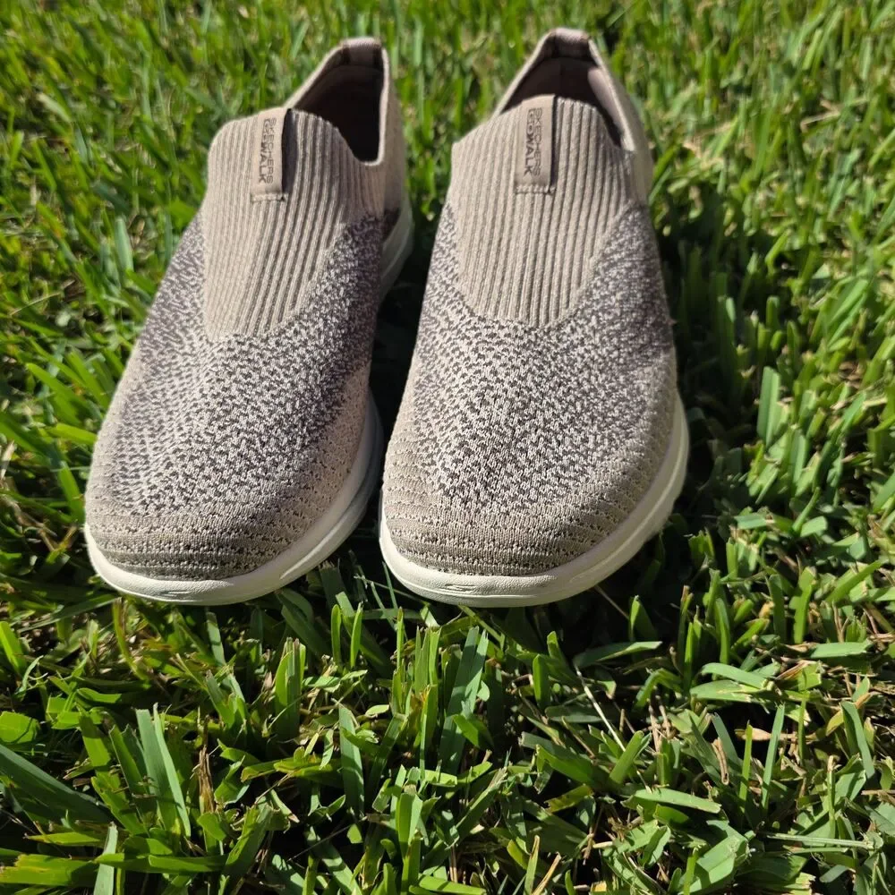 Skechers Go Walk 5 Men's Size 14 Gray Slip On Walking Shoes Stretch Sneaker